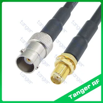 Hot sale Tanger BNC female jack to SMA female jack straight RF RG58 Pigtail Jumper Coaxial Cable 3Feet 100cm High Quality New 
Hot sale Tanger BNC female jack to SMA female jack straight RF RG58 Pigtail Jumper Coaxial Cable 3Feet 100cm High Quality New