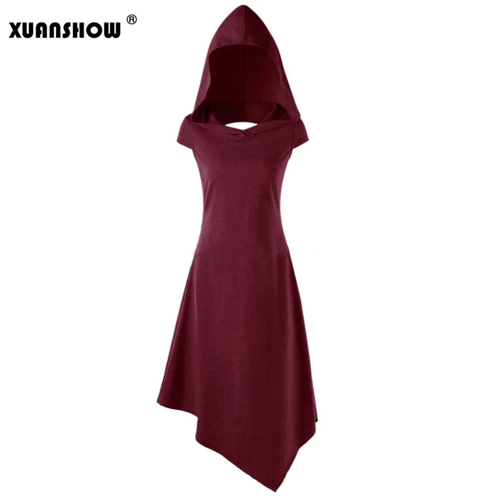 XUANSHOW Summer Women's Clothes Sleeveless Backless Irregular Slim Hooded Mini Dress Solid Female Hollow Out Party Dresses 2018
XUANSHOW Summer Women's Clothes Sleeveless Backless Irregular Slim Hooded Mini Dress Solid Female Hollow Out Party Dresses 2018