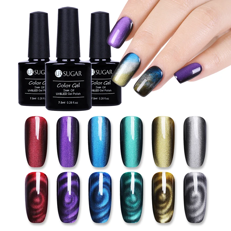 UR SUGAR 7.5ml Cat Eye Soak Off UV Magic Box 3D Magnetic Gel Luxuriant Jade Effect Varnish Gel Chameleon Nail Art Lacquer
UR SUGAR 7.5ml Cat Eye Soak Off UV Magic Box 3D Magnetic Gel Luxuriant Jade Effect Varnish Gel Chameleon Nail Art Lacquer