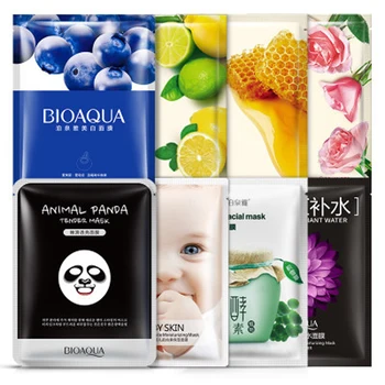 8Pcs/Lot BIOAQUA Sheet Mask Moisture Hydrating Facial Mask Whiten Shrink Pores Anti Wrinkle Skin Care Masks Lot
8Pcs/Lot BIOAQUA Sheet Mask Moisture Hydrating Facial Mask Whiten Shrink Pores Anti Wrinkle Skin Care Masks Lot