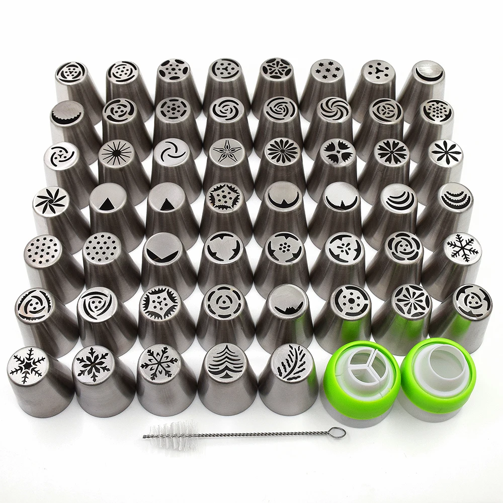 Pastry Nozzles Russian Icing Piping Tips Stainless Steel for Cookie Fondant Cake Decorating Tip Sets Baking Pastry Bakery Tools
Pastry Nozzles Russian Icing Piping Tips Stainless Steel for Cookie Fondant Cake Decorating Tip Sets Baking Pastry Bakery Tools