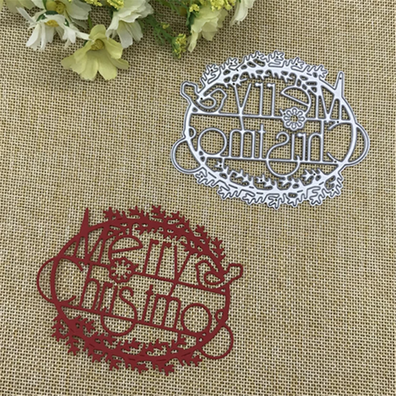 Lace Merry Christmas Metal Cutting Dies Stencils For Card Making Decorative Embossing Suit Paper Cards Stamp DIY
Lace Merry Christmas Metal Cutting Dies Stencils For Card Making Decorative Embossing Suit Paper Cards Stamp DIY