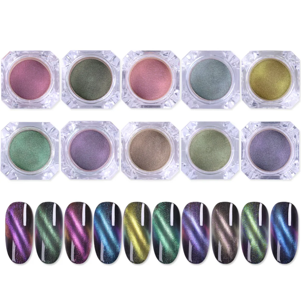 0.5g Nail Dust 3D Cat Eye Magnetic Nail Powder Glitter Magnet Nail Art Pigment Colorful Manicure DIY Designs Tools 10 Colors
0.5g Nail Dust 3D Cat Eye Magnetic Nail Powder Glitter Magnet Nail Art Pigment Colorful Manicure DIY Designs Tools 10 Colors