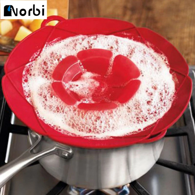 2018 New Kitchenware 28CM Silicone lid Spill Stopper Cover For Pot Pan Kitchen Accessories Cooking Tools Flower Cookware
2018 New Kitchenware 28CM Silicone lid Spill Stopper Cover For Pot Pan Kitchen Accessories Cooking Tools Flower Cookware