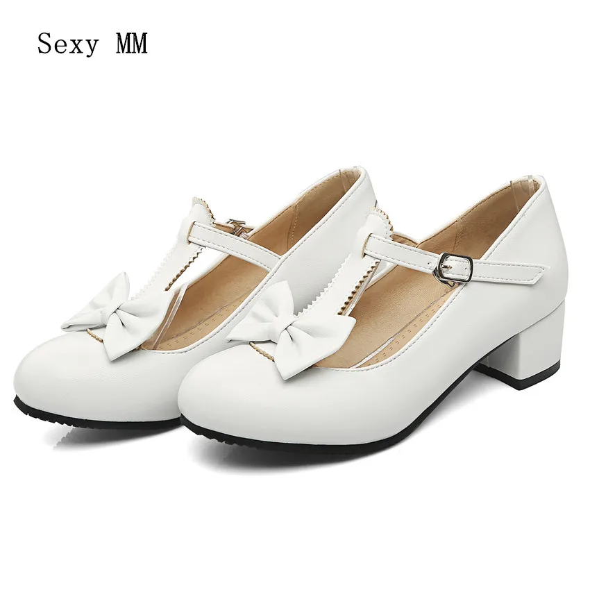 Summer Low Med High Heel Shoes Women Pumps Mary Janes Shoes High Heels Kitten Heels Plus Size 33 - 40 41 42 43 44 45 46 47 48
Summer Low Med High Heel Shoes Women Pumps Mary Janes Shoes High Heels Kitten Heels Plus Size 33 - 40 41 42 43 44 45 46 47 48