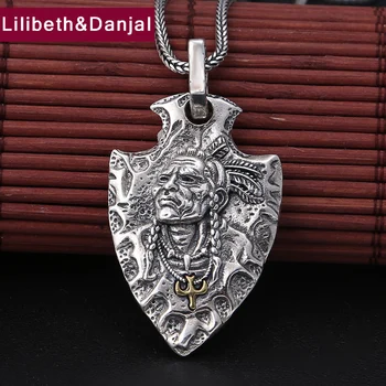 Indian Chief Pendant 100% Real 925 Sterling Silver Jewelry Men Women Ethnic Feather eagle Necklace Pendant 2020 fine Jewelry P83
Indian Chief Pendant 100% Real 925 Sterling Silver Jewelry Men Women Ethnic Feather eagle Necklace Pendant 2020 fine Jewelry P83