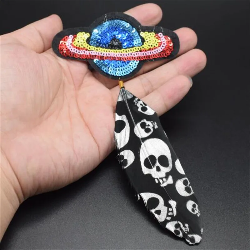 T shirt Women biker patch DIY sequins Planet Feather Skull deal with it Iron on patches for clothing stickers 3d t shirt mens
T shirt Women biker patch DIY sequins Planet Feather Skull deal with it Iron on patches for clothing stickers 3d t shirt mens
