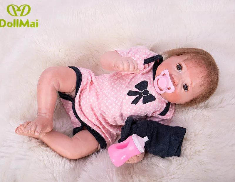 20 inch Silicone Reborn Babies Dolls Brinquedos Dolls For Girls Vinyl Realistic Doll Reborn Kids Christmas Gifts Toys
20 inch Silicone Reborn Babies Dolls Brinquedos Dolls For Girls Vinyl Realistic Doll Reborn Kids Christmas Gifts Toys