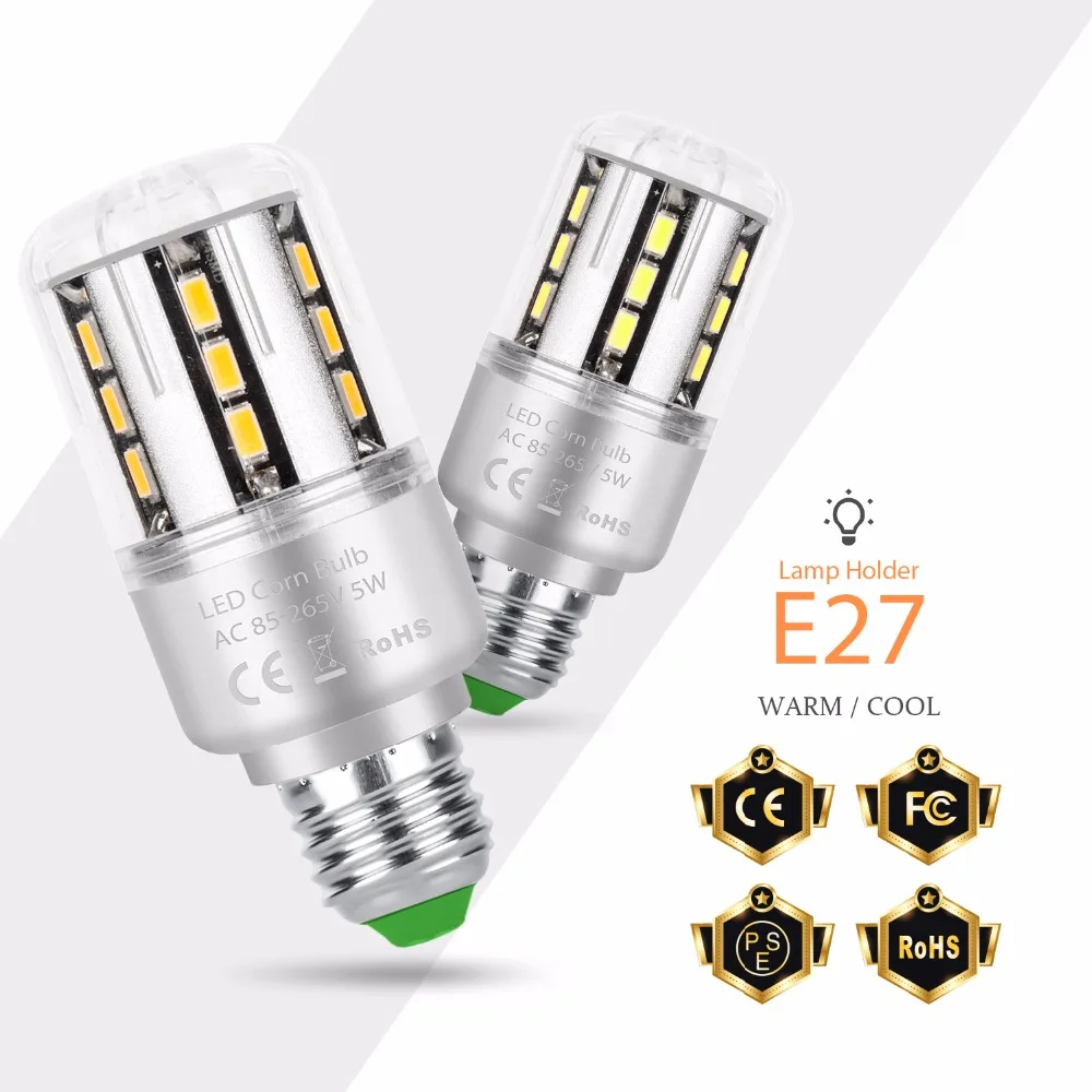 E27 LED Light Bulbs E14 LED Lamp 220V Lights SMD 5736 Bombillas led Corn Bulb 110V No Flicker Lighting 5W 7W 9W 12W 15W 20W 25W
E27 LED Light Bulbs E14 LED Lamp 220V Lights SMD 5736 Bombillas led Corn Bulb 110V No Flicker Lighting 5W 7W 9W 12W 15W 20W 25W