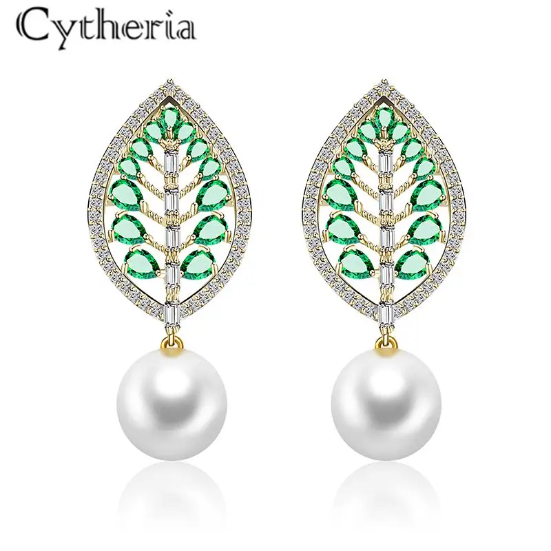luxury pearl crystal women stud earrings female elegant rhinestone zircon leaf shape earrings accessories gifts 2019
luxury pearl crystal women stud earrings female elegant rhinestone zircon leaf shape earrings accessories gifts 2019