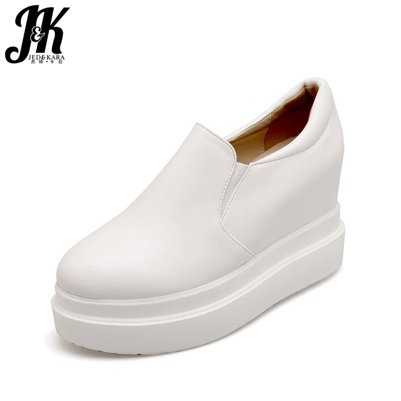 JK Big Size Fashion Casual Women Flats Wedges Round Toe Pu Flat Platform Footwear 218 New Spring Ladies Elevator White Shoes
JK Big Size Fashion Casual Women Flats Wedges Round Toe Pu Flat Platform Footwear 218 New Spring Ladies Elevator White Shoes