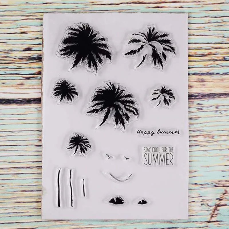 Stay cool summer palm tree Transparent clear stamp for DIY Scrapbooking/Card Making/Kids Christmas Fun Decoration Supplies
Stay cool summer palm tree Transparent clear stamp for DIY Scrapbooking/Card Making/Kids Christmas Fun Decoration Supplies