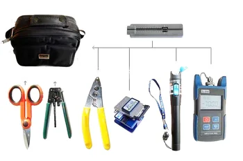 8pcs/set FTTH Assembly Optical Termination Tool Kit with Fiber Cleaver Optic Power Meter TL510 And 1mW Visual Fault Locator
8pcs/set FTTH Assembly Optical Termination Tool Kit with Fiber Cleaver Optic Power Meter TL510 And 1mW Visual Fault Locator
