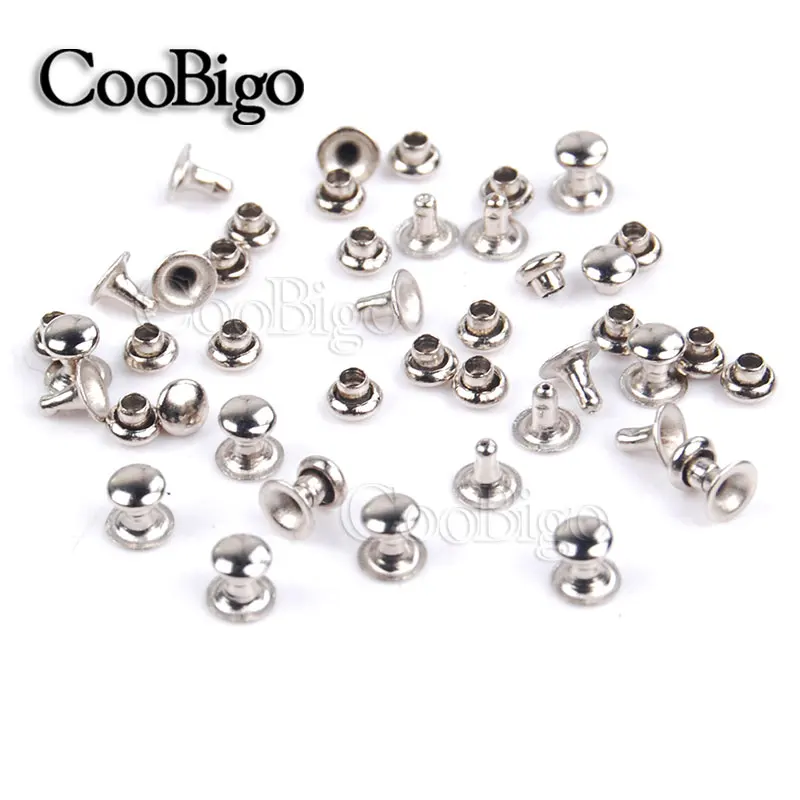 100set 3mm Round Double Rivet Stud Collision Nail Spike & Separate Pick 1pcs Tool Bag Belt Shoes Bracelet DIY Punk Leathercraft
100set 3mm Round Double Rivet Stud Collision Nail Spike & Separate Pick 1pcs Tool Bag Belt Shoes Bracelet DIY Punk Leathercraft