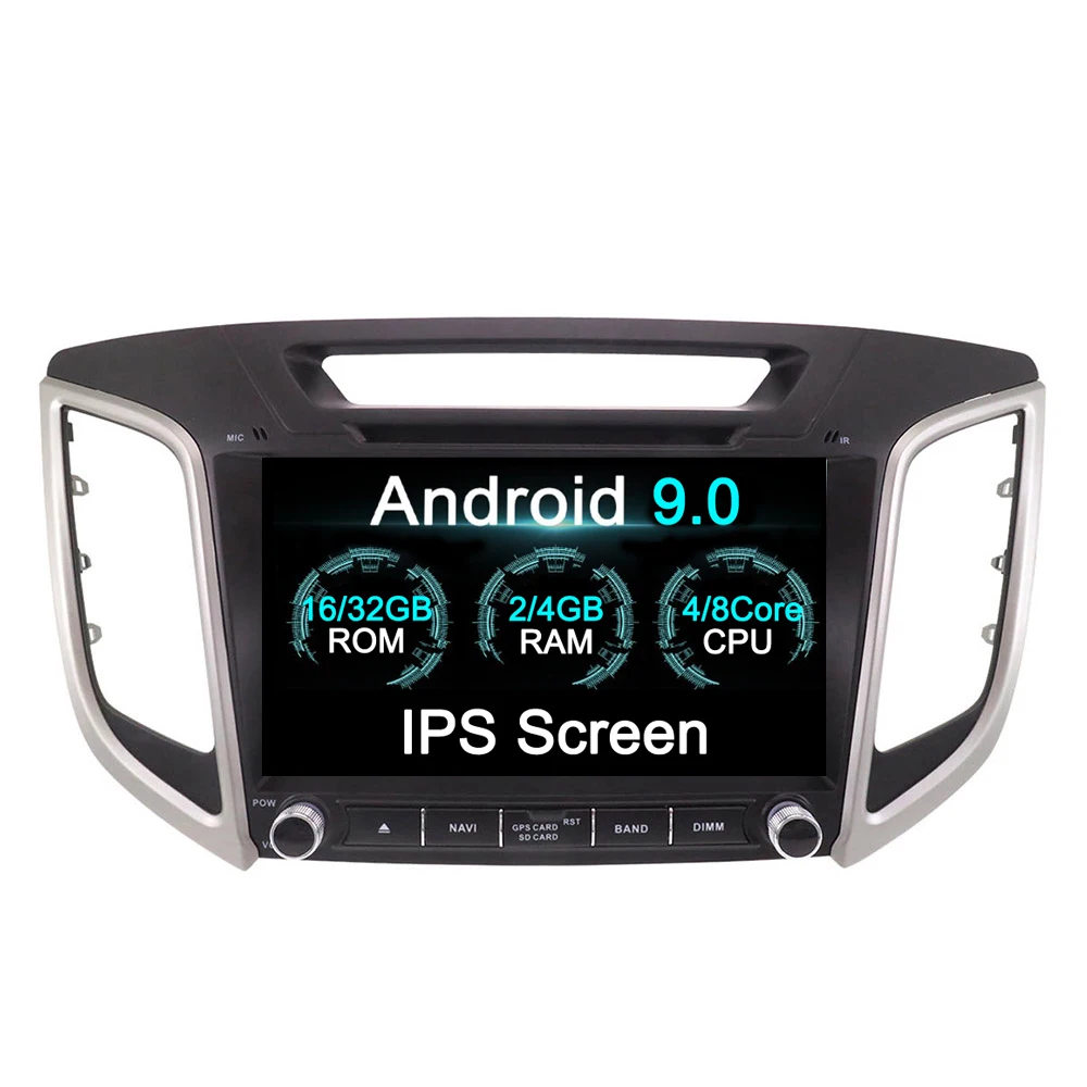 Автомобильный DVD-плеер, Android 9 DSP GPS навигация для HYUNDAI IX25 2014-2018 CRETA autostereo головное устройство мультимедийное радио IPS
Автомобильный DVD-плеер, Android 9 DSP GPS навигация для HYUNDAI IX25 2014-2018 CRETA autostereo головное устройство мультимедийное радио IPS