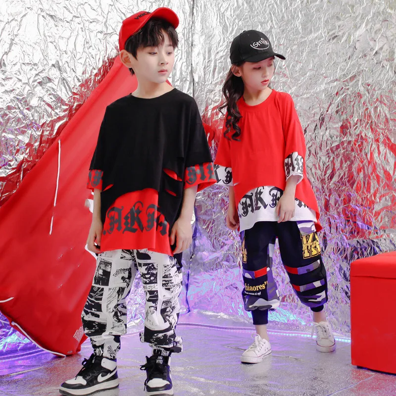 Kids Hip Hop Clothing Casual T shirt Top Camouflage Comic Pants for Girls Boy Outfits Children Jazz Street Dance Costume Clothes
Kids Hip Hop Clothing Casual T shirt Top Camouflage Comic Pants for Girls Boy Outfits Children Jazz Street Dance Costume Clothes
