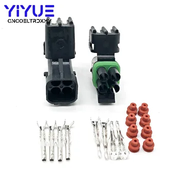5 Set 4 Pin 12015024 12015798 Female Male Weather Pack Electrical Wire 2.5 Connector Plug Sealed Wiring Automobile Connectors
5 Set 4 Pin 12015024 12015798 Female Male Weather Pack Electrical Wire 2.5 Connector Plug Sealed Wiring Automobile Connectors