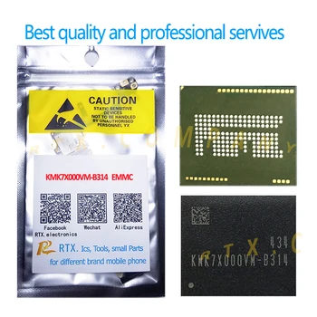 10pcs/lot KMK7X000VM-B314 BGA EMMC Nand Flash Memory IC For XIAOMI/SAMSUNG Mobile Phone Circuits Repair IC Chip KMK7X000VM B314
10pcs/lot KMK7X000VM-B314 BGA EMMC Nand Flash Memory IC For XIAOMI/SAMSUNG Mobile Phone Circuits Repair IC Chip KMK7X000VM B314