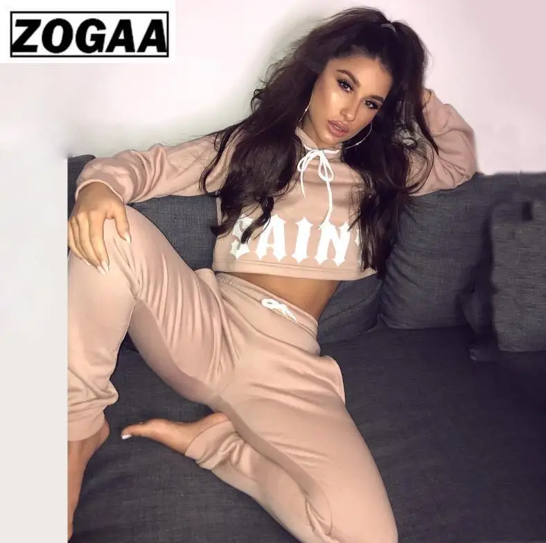 2 Pieces Women Set Letter Print Sexy Outfits for Women Skinny Tracksuit Sporty Wear Casual Women Outfits 2019 ZOGAA
2 Pieces Women Set Letter Print Sexy Outfits for Women Skinny Tracksuit Sporty Wear Casual Women Outfits 2019 ZOGAA