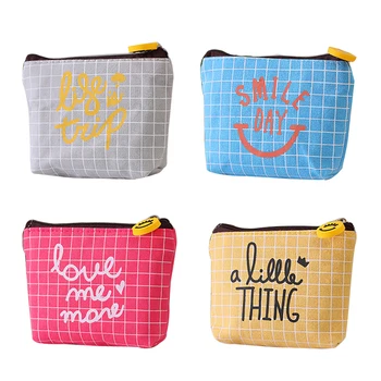 BLEVOLO 4 Pcs/Lot Creative Simple Canvas Coin Purses Cute Zipper Zero Wallet 4 Color Card Package Key Pouch Purse Coin Bag
BLEVOLO 4 Pcs/Lot Creative Simple Canvas Coin Purses Cute Zipper Zero Wallet 4 Color Card Package Key Pouch Purse Coin Bag