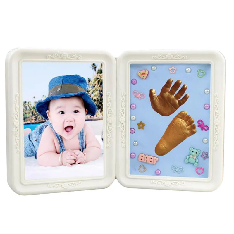 Baby Hand Footprint Makers Soft Clay Baby Inkless Handprint Footprint folding photo frame DIY Baby Souvenirs
Baby Hand Footprint Makers Soft Clay Baby Inkless Handprint Footprint folding photo frame DIY Baby Souvenirs