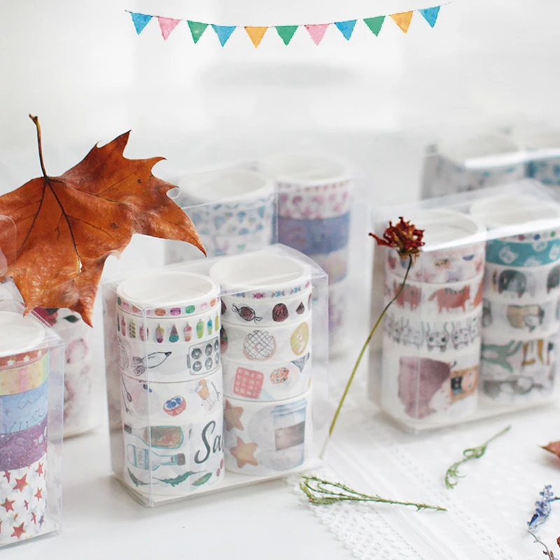 10 Rolls/set Fantasy Series Washi Tape Decorative Srapbooking Stickers Masking Tape for DIY Album Planner Diary Bullet Journal 
10 Rolls/set Fantasy Series Washi Tape Decorative Srapbooking Stickers Masking Tape for DIY Album Planner Diary Bullet Journal