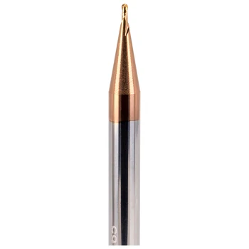 1pcs 2flute HRC60 coating solid carbide end mill small diameter R0.1-R0.45 micro ball nose milling cutter for CNC deep process
1pcs 2flute HRC60 coating solid carbide end mill small diameter R0.1-R0.45 micro ball nose milling cutter for CNC deep process