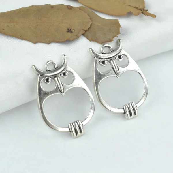 10pcs alloy Tibetan Silver Plated owl Charms Pendants for Jewelry Making DIY Handmade Craft 34*24mm 2175
10pcs alloy Tibetan Silver Plated owl Charms Pendants for Jewelry Making DIY Handmade Craft 34*24mm 2175