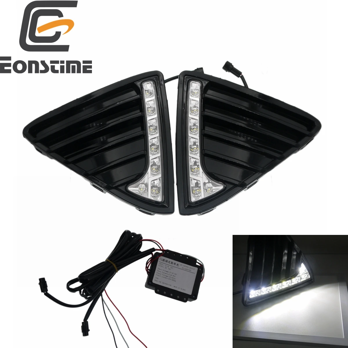 Eonstime For Ford Focus 3 MK3 2012 2013 2014 DRL Daytime Running Lights 12V LED Daylight Fog lamp dimming style Relay
Eonstime For Ford Focus 3 MK3 2012 2013 2014 DRL Daytime Running Lights 12V LED Daylight Fog lamp dimming style Relay