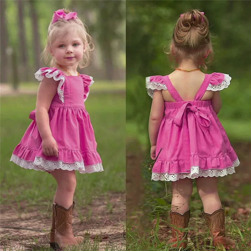Baby Girls Dress Summer Clothing 2019 Infant Kids Lace Sundress Solid Princess Casual Dresses vestidos roupas infantis menina
Baby Girls Dress Summer Clothing 2019 Infant Kids Lace Sundress Solid Princess Casual Dresses vestidos roupas infantis menina