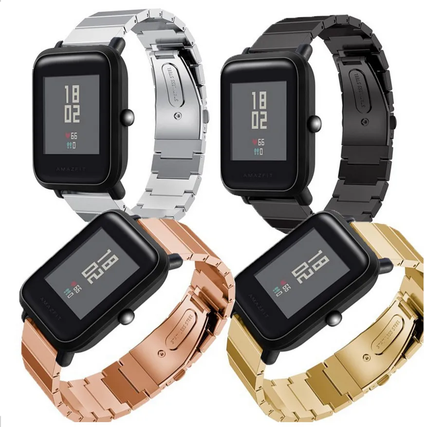 NEW Metal Stainless steel wrist for Xiaomi huami Amazfit Smart Watch Youth Edition Bip BIT PACE Lite band strap fitness bracelet
NEW Metal Stainless steel wrist for Xiaomi huami Amazfit Smart Watch Youth Edition Bip BIT PACE Lite band strap fitness bracelet