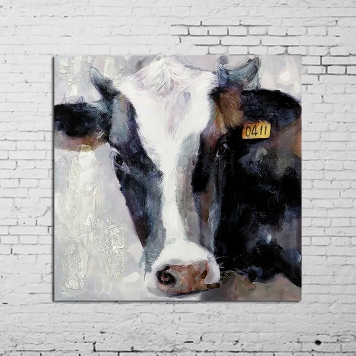 Freeshipping Handmade Modern Art wall Decorative Cow Picture On Canvas Animal Oil Painting Wall Picture For farm Home Decoration
Freeshipping Handmade Modern Art wall Decorative Cow Picture On Canvas Animal Oil Painting Wall Picture For farm Home Decoration