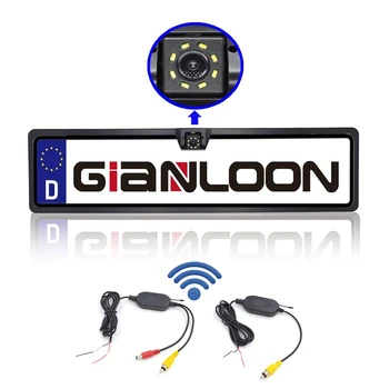 Wired / Wireless Car Rear View Camera Backup Reverse Universal Camera European License Plate Frame Night Vision with 8LEDS
Wired / Wireless Car Rear View Camera Backup Reverse Universal Camera European License Plate Frame Night Vision with 8LEDS