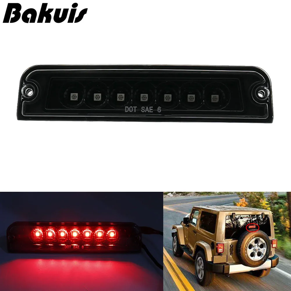 Smoked Clear LED 3rd Third Brake Light High Mounted Stop Light For Jeep wrangler TJ 1997-2006
Smoked Clear LED 3rd Third Brake Light High Mounted Stop Light For Jeep wrangler TJ 1997-2006