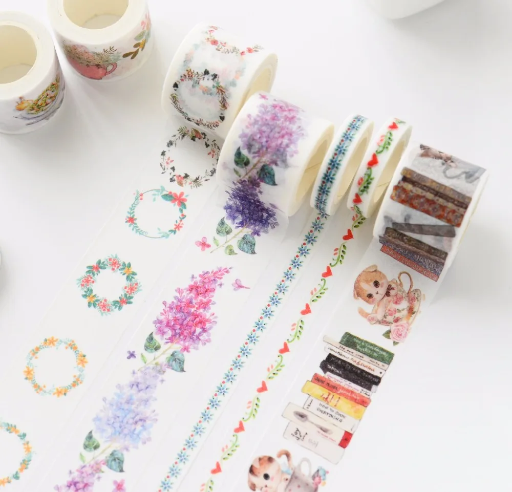 20Designs 2017NEW!! Flowers/Girls/Cake/Cat/Book Pattern Japanese Washi Decorative Adhesive DIY Masking Paper Tape Sticker Label
20Designs 2017NEW!! Flowers/Girls/Cake/Cat/Book Pattern Japanese Washi Decorative Adhesive DIY Masking Paper Tape Sticker Label
