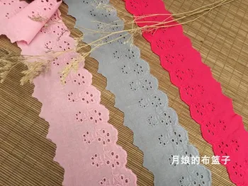 3 color DIY handmade patchwork Retro cotton fabric lace Color cotton Embroidery lace 7cm
3 color DIY handmade patchwork Retro cotton fabric lace Color cotton Embroidery lace 7cm