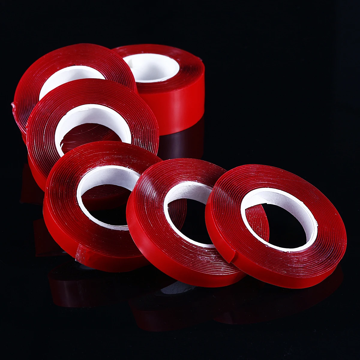 

1Roll 3Meters Glue Sticker Strong Permanent Double Sided Super Sticky Versatile Roll Tape Red 10mm 12mm 15mm 20mm 24mm 30mm