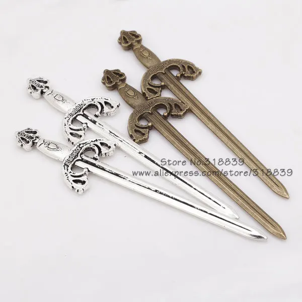 Antique Metal Saber Charms for Jewelry Making Diy Zinc Alloy Jewelry Pendant Charms 10pcs 21*88mm 7742
Antique Metal Saber Charms for Jewelry Making Diy Zinc Alloy Jewelry Pendant Charms 10pcs 21*88mm 7742