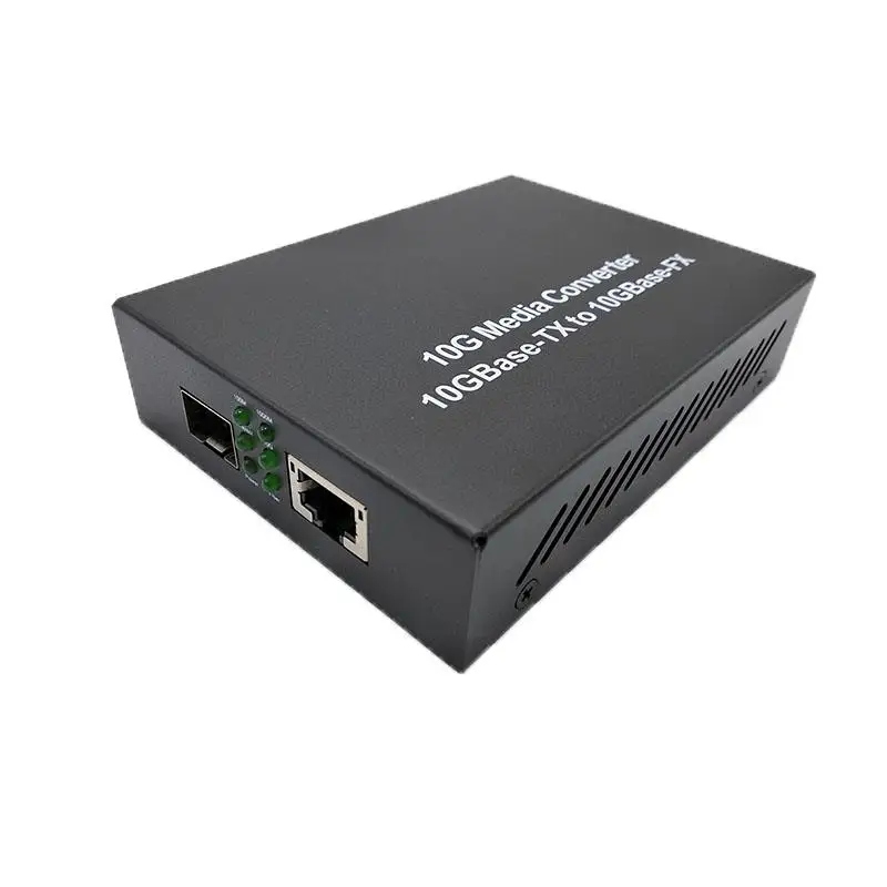 10G 20km 10/100/1000/10000M Single mode single fiber Gigabit Fiber Optic Ethernet Media Converter 1 SFP + 1 RJ45
10G 20km 10/100/1000/10000M Single mode single fiber Gigabit Fiber Optic Ethernet Media Converter 1 SFP + 1 RJ45