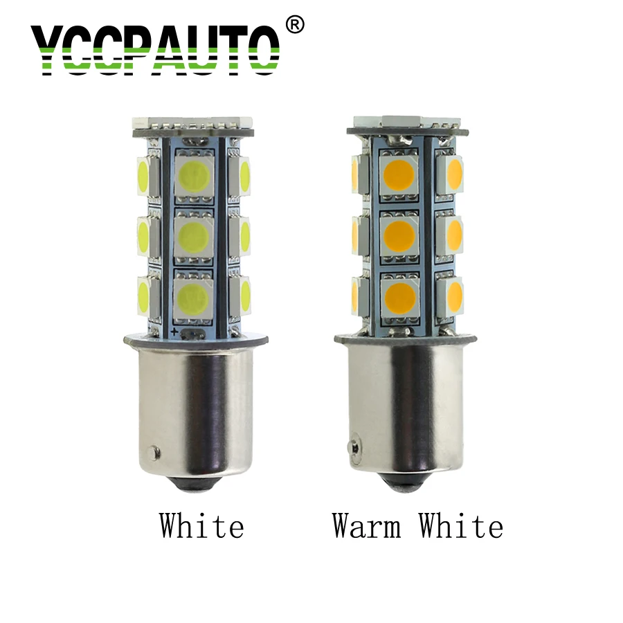 YCCPAUTO 2Pcs BA15S P21W 1156 LED Light Bulbs 5050 18LED Auto Car Back-up Light Reversing Turn signal Lamp 6000K 4300K DC12V
YCCPAUTO 2Pcs BA15S P21W 1156 LED Light Bulbs 5050 18LED Auto Car Back-up Light Reversing Turn signal Lamp 6000K 4300K DC12V