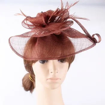 17 colors generous sinamay material fascinator headwear wedding hair accessories derby bar headpiece suit for all season OF1544
17 colors generous sinamay material fascinator headwear wedding hair accessories derby bar headpiece suit for all season OF1544