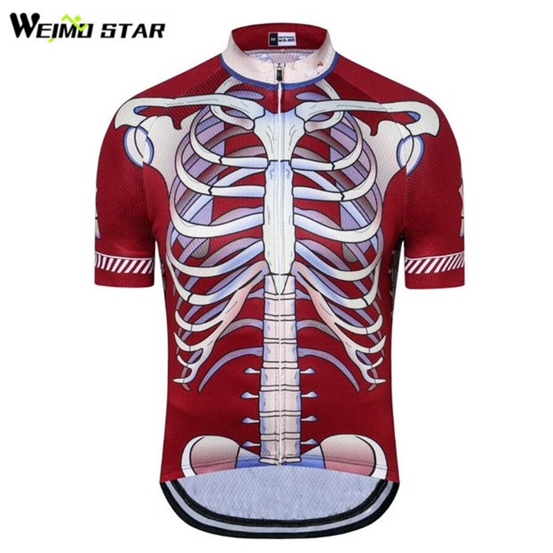 Weimostar Cycling Jersey Men Short Sleeve Men Riding Bike Racing Jersey Team Maillot Ropa Ciclismo Shirts Skeleton Skull Red
Weimostar Cycling Jersey Men Short Sleeve Men Riding Bike Racing Jersey Team Maillot Ropa Ciclismo Shirts Skeleton Skull Red