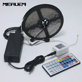 DC12V 5050 RGB LED Strips Set, 5m 300 LEDs Fleixble Light + IF Controller + 5A Adapter.
DC12V 5050 RGB LED Strips Set, 5m 300 LEDs Fleixble Light + IF Controller + 5A Adapter.