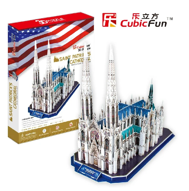 Educational toy 1pc CubicFun New York Jue cathedral church 3D DIY jigsaw puzzle famous model building kits children boy gift toy
Educational toy 1pc CubicFun New York Jue cathedral church 3D DIY jigsaw puzzle famous model building kits children boy gift toy
