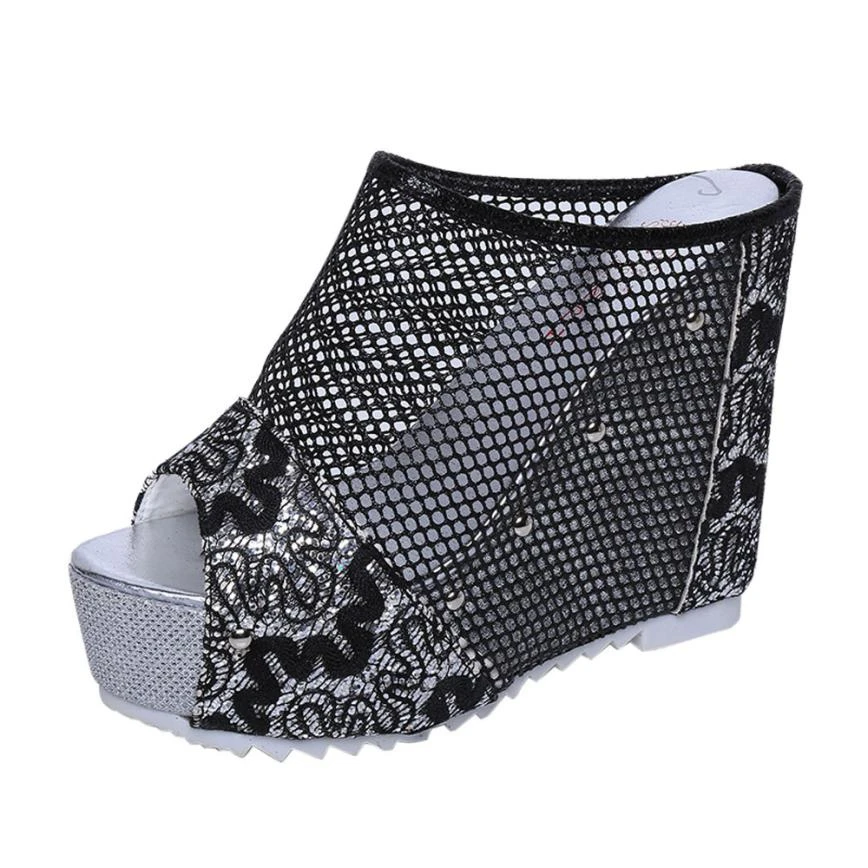 shoes woman Women Flip Flops Hollow Wedge High Heel Shoes Ladies Summer Sandals sandals in womens fashionable O1010#30
shoes woman Women Flip Flops Hollow Wedge High Heel Shoes Ladies Summer Sandals sandals in womens fashionable O1010#30