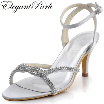 woman Summer High Heel Sandals EP2056 Silver Open Toe Rhinestones Satin Bride Bridesmaid Wedding Bridal Party Prom Evening Shoes
woman Summer High Heel Sandals EP2056 Silver Open Toe Rhinestones Satin Bride Bridesmaid Wedding Bridal Party Prom Evening Shoes