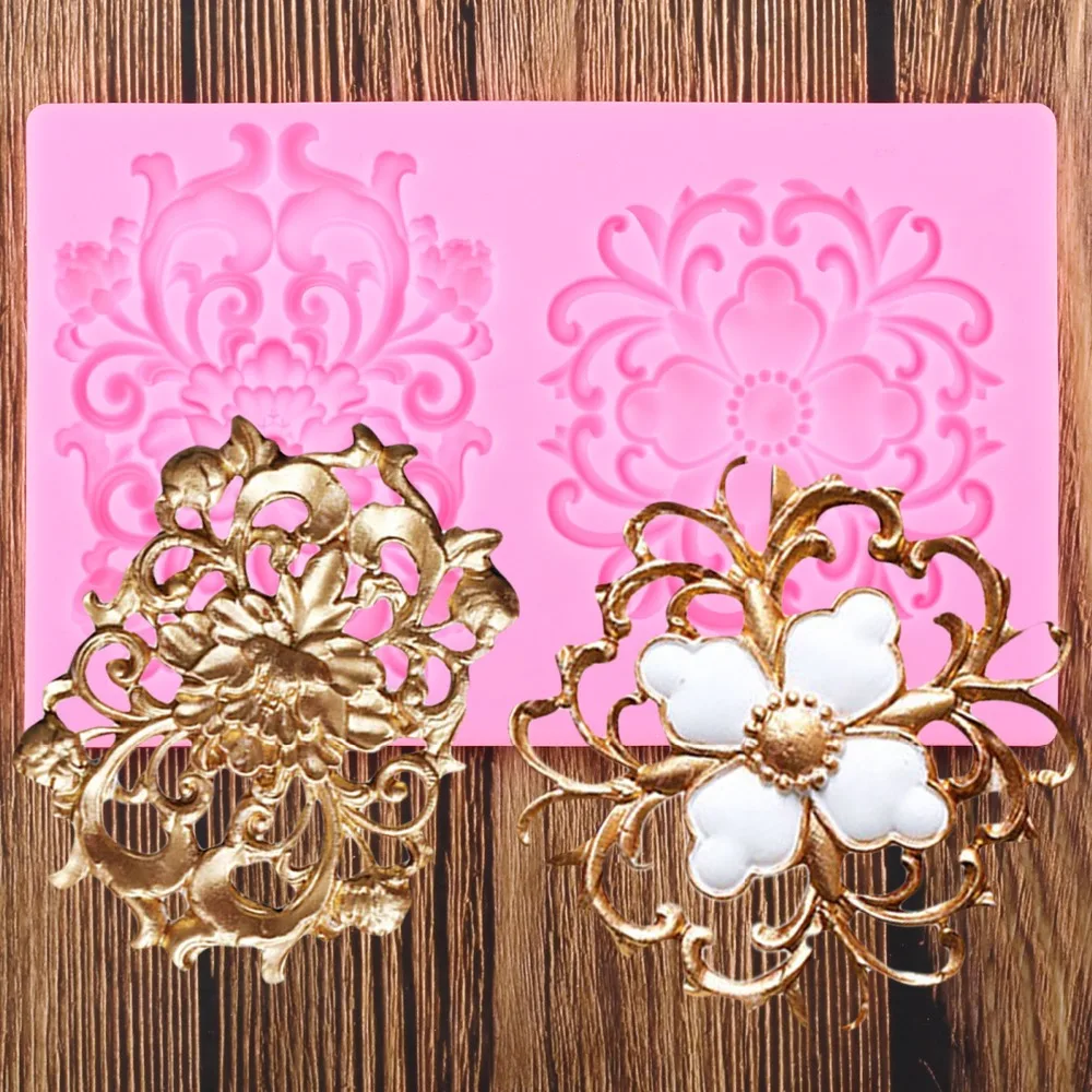 DIY Baroque Flower Relief Silicone Mold Cake Border Fondant Cake Decorating Tools Candy Clay Chocolate Moulds Baking Tools
DIY Baroque Flower Relief Silicone Mold Cake Border Fondant Cake Decorating Tools Candy Clay Chocolate Moulds Baking Tools