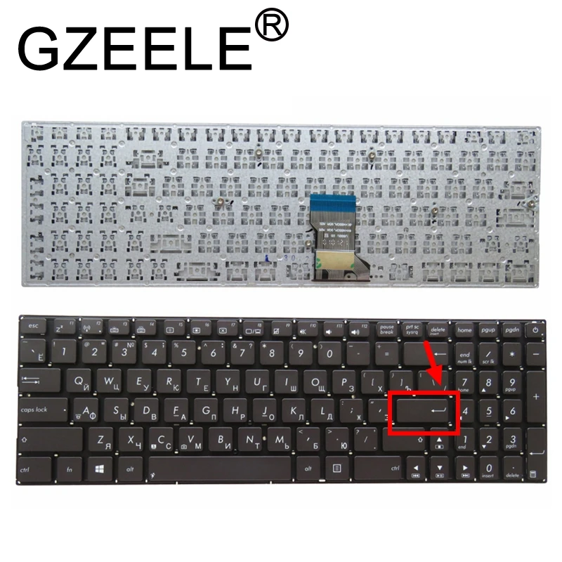 GZEELE Russian Keyboard for ASUS UX52 UX52A UX52V UX52VS 0KN0-NP1RU13 0KNB0-6622RU00 9Z.N8SBU.G0R NSK-USG0R 13090000152 RU BLACK
GZEELE Russian Keyboard for ASUS UX52 UX52A UX52V UX52VS 0KN0-NP1RU13 0KNB0-6622RU00 9Z.N8SBU.G0R NSK-USG0R 13090000152 RU BLACK