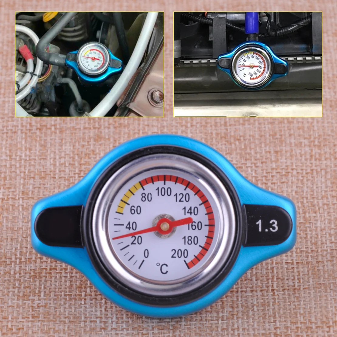 CITALL Car Racing Safe Small Head Water Temp MeterThermostatic Gauge Radiator Cap Cover 1.3 bar
CITALL Car Racing Safe Small Head Water Temp MeterThermostatic Gauge Radiator Cap Cover 1.3 bar