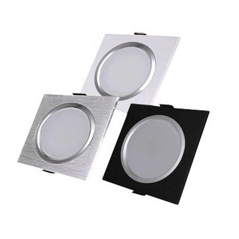 10X LED Square Downlight 3W 5W 7W 12W Silver White Black AC110V 220V LED Ceiling Lamp for Kitchen/Home/Office Indoor Lighting
10X LED Square Downlight 3W 5W 7W 12W Silver White Black AC110V 220V LED Ceiling Lamp for Kitchen/Home/Office Indoor Lighting
